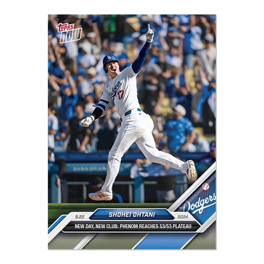 SHOHEI OHTANI Topps 2024 53/53 # 743 LOS ANGELES DODGERS